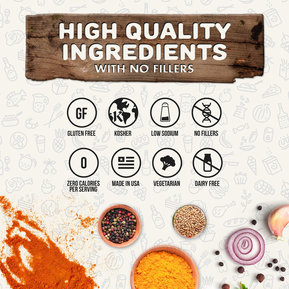 Flavor God etiqueta con lista de ingredientes y sin gluten, transparencia y confianza