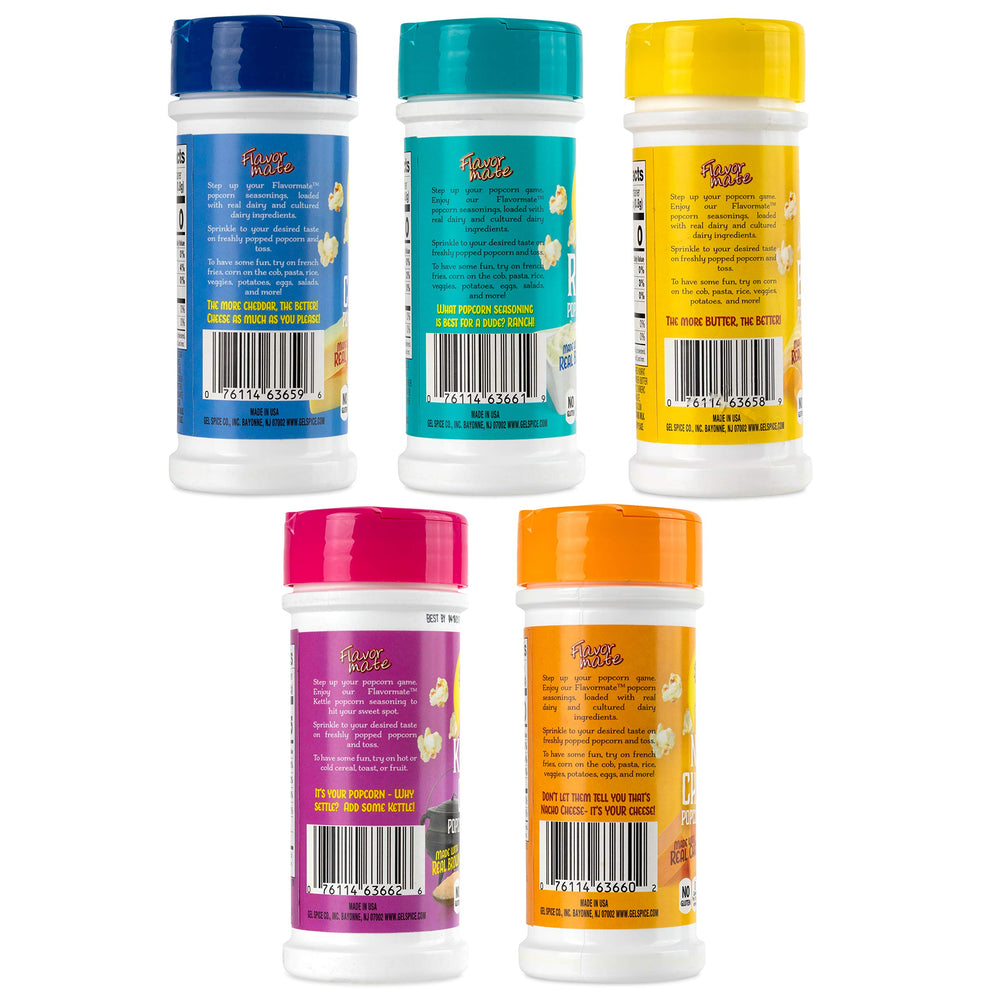 Flavor Mate palomitas sazonadas en bol listos para servir y disfrutar