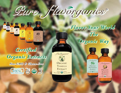 Flavorganics botella de 2 oz en mano para comparar tamaño y rendimiento práctico