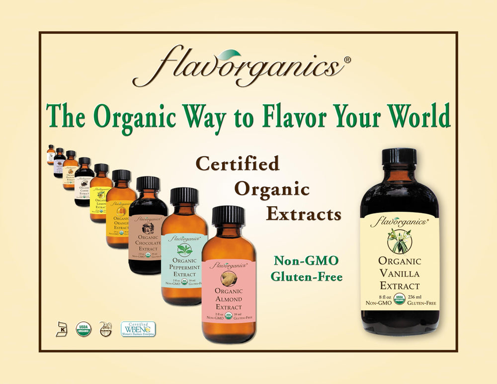 Flavorganics extracto aplicado en café y postre intensificando aroma y sabor