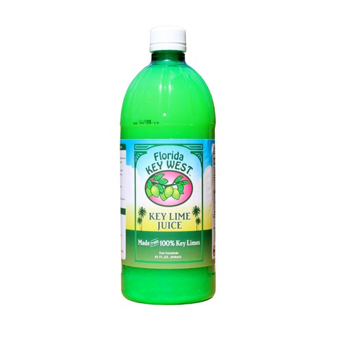 Florida Key West jugo usado en relleno de Key Lime Pie resaltando sabor concentrado