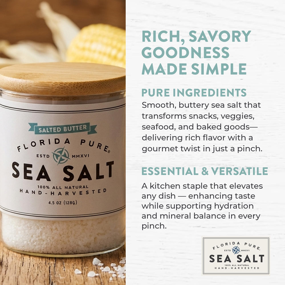 FLORIDA PURE espolvoreada sobre palomitas para saborizante gourmet