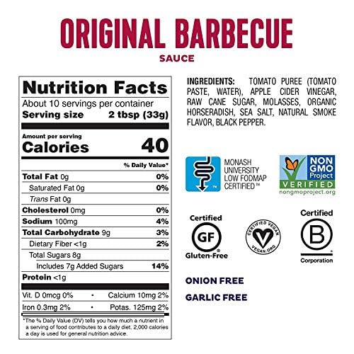 Fody salsa BBQ usada en brochetas a la parrilla añade sabor sin cebolla ni ajo