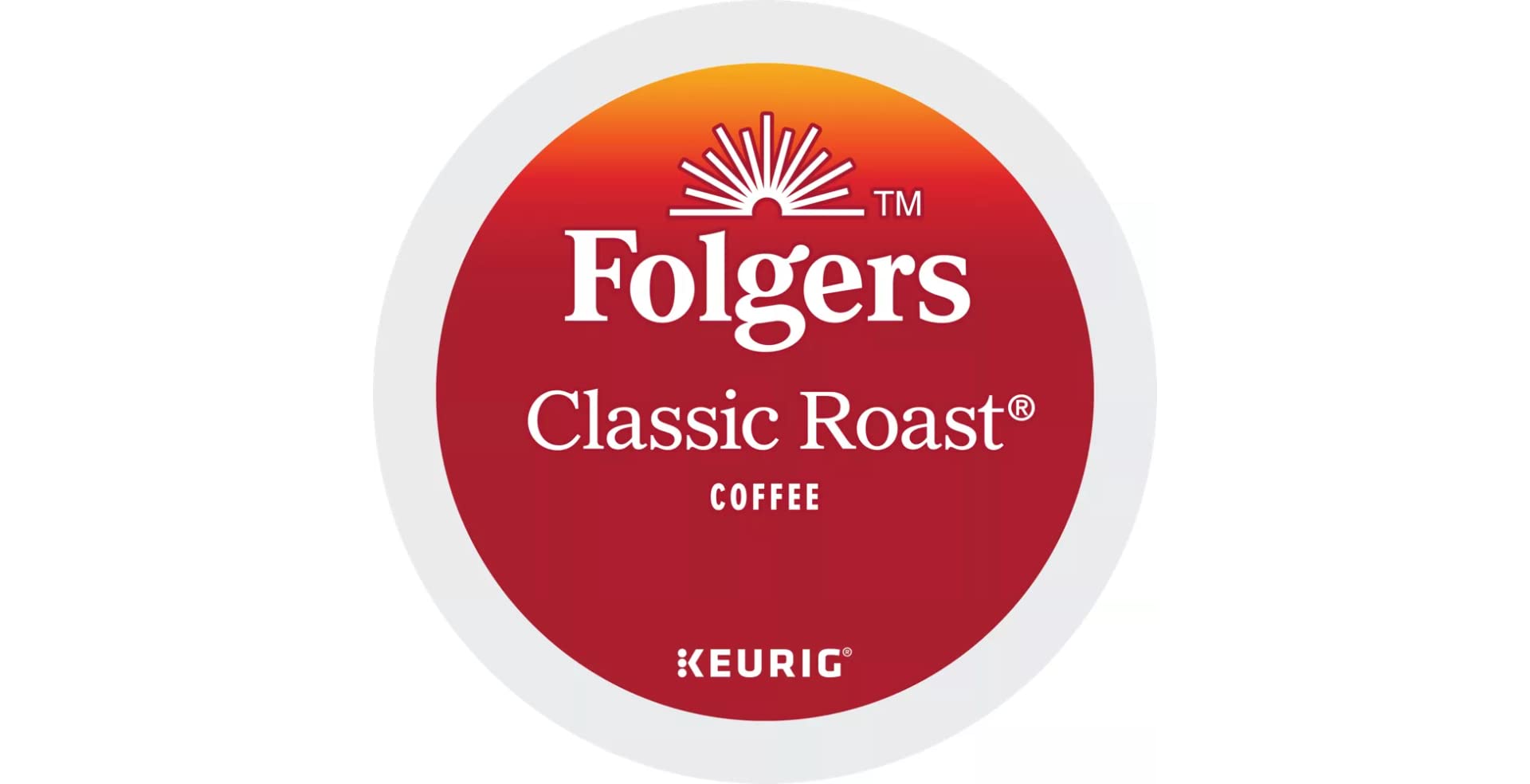 Folgers frente del paquete mostrando 48 cápsulas y conveniencia rápida