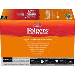 Comparación de tamaño de las cápsulas Folgers para apreciar escala y conveniencia