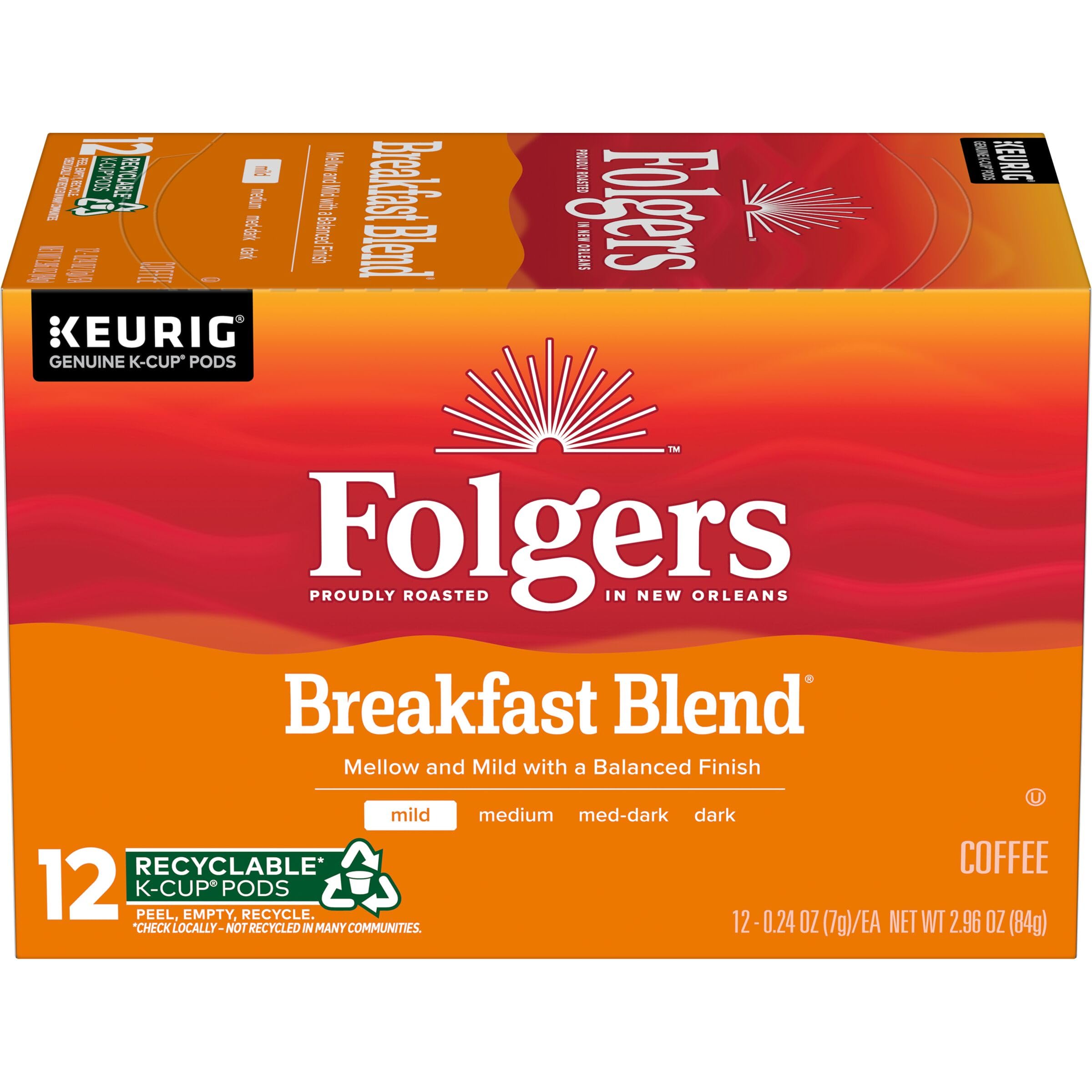 Folgers detalle del contenido dentro de la cápsula, aroma preservado