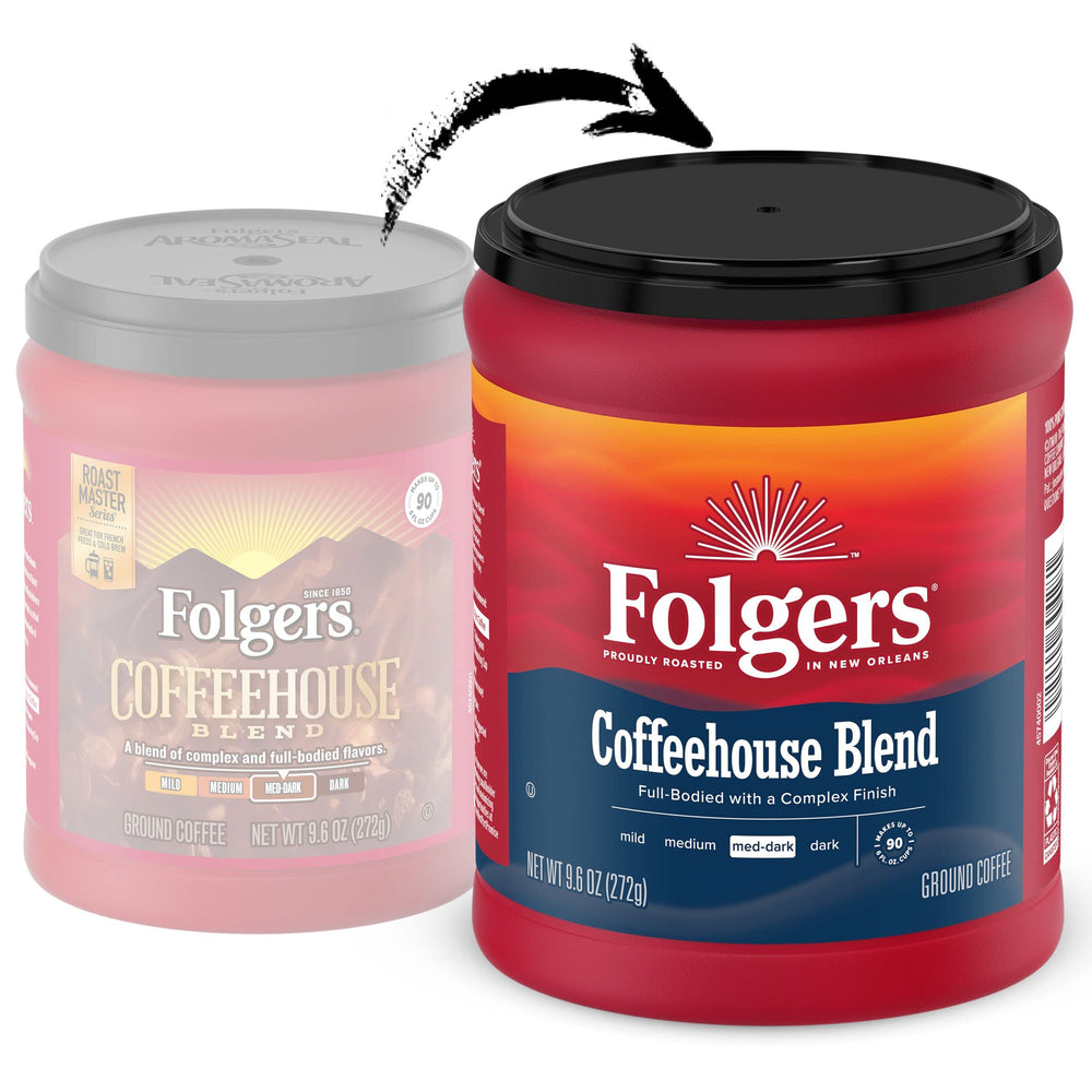 Folgers café molido textura gruesa ideal para extracción y sabor