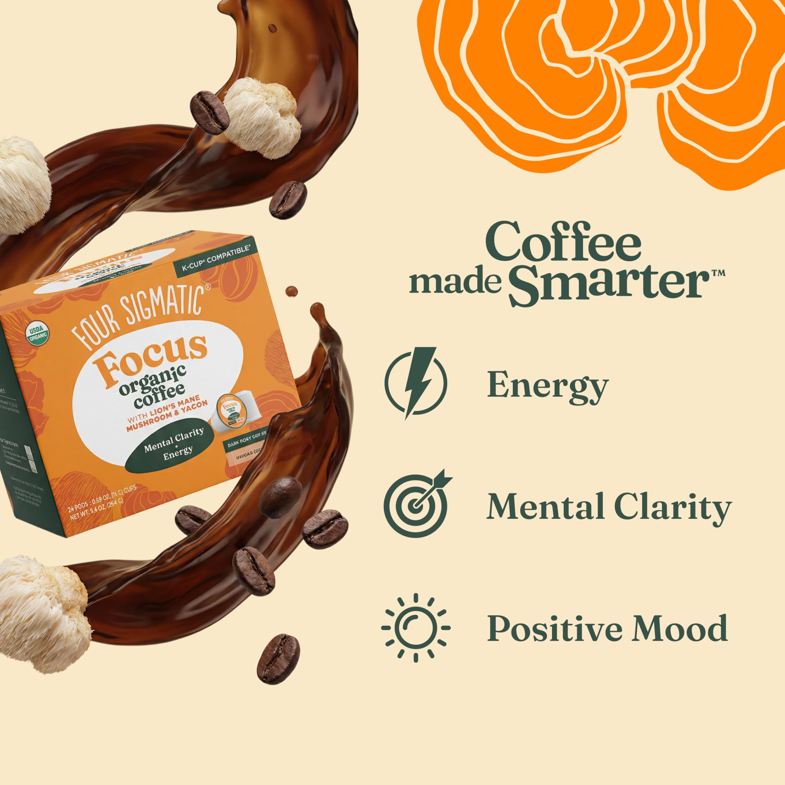 Four Sigmatic granos de Marcala Honduras resaltando origen y calidad