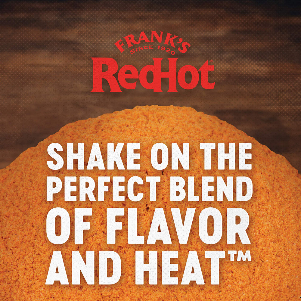 Frank's RedHot comparación de tamaño del envase para control de porciones