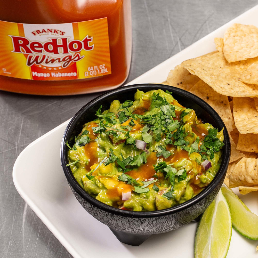 Frank's RedHot comparación de tamaño para estimar porciones y rendimiento