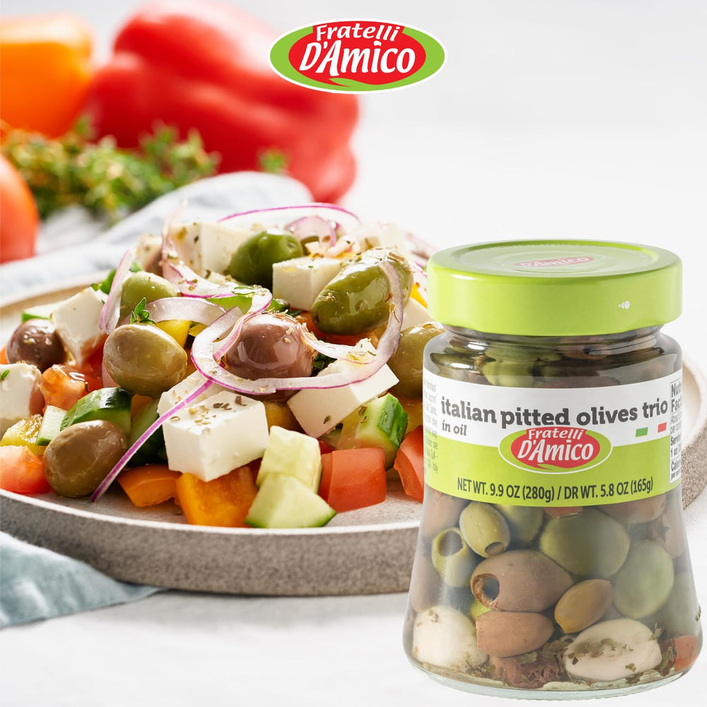 Fratelli D'Amico etiqueta indicando 'Product of Italy' y autenticidad italiana