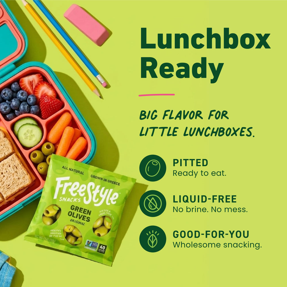 Freestyle Snacks bolsa abierta lista para comer sin goteos ni utensilios