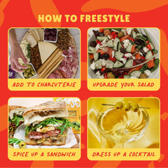 Freestyle Snacks paquete en mano mostrando tamaño de 1.1 oz práctico