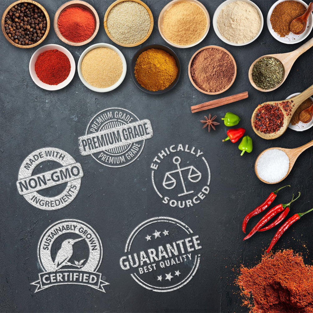 Fresh Finest cucharada dosificando MSG para control preciso del sabor