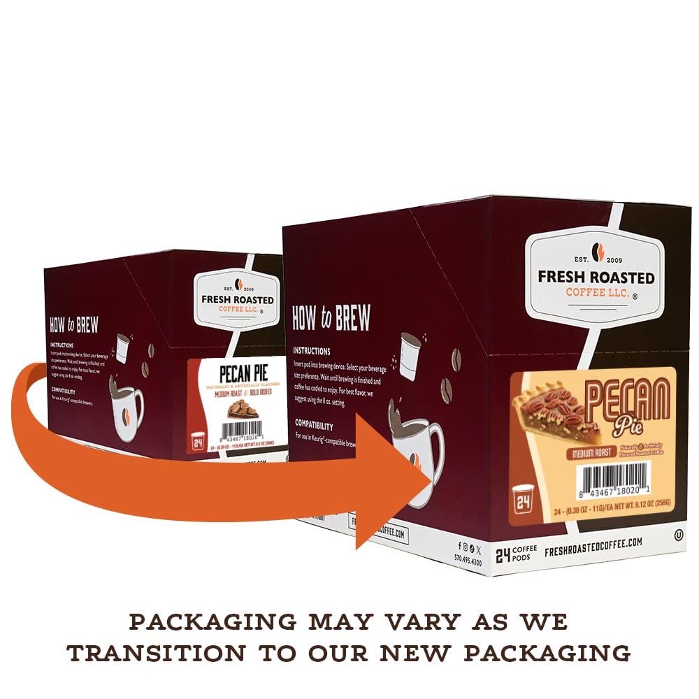 Fresh Roasted Coffee cápsula en mano mostrando compatibilidad Keurig y facilidad de uso