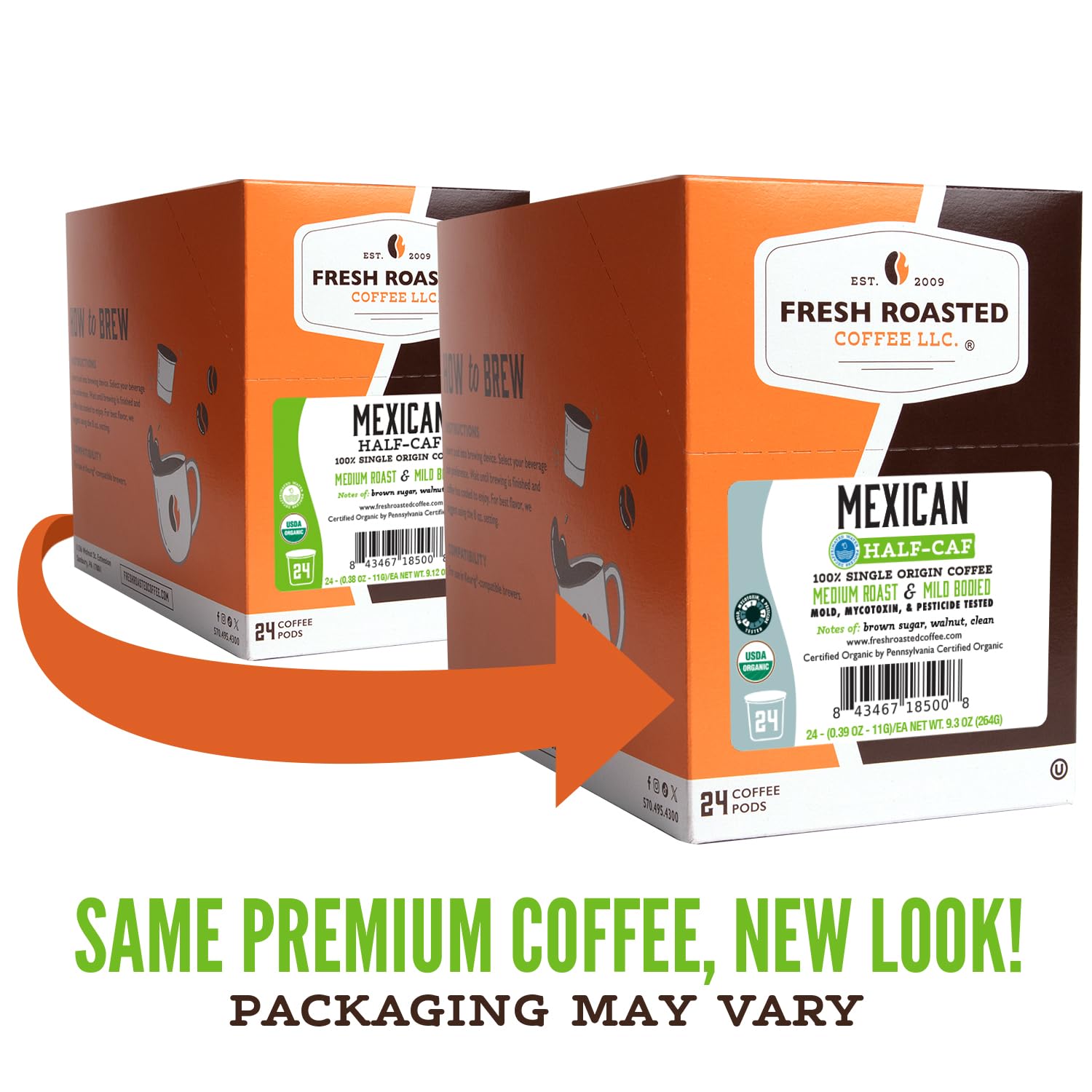 Fresh Roasted Coffee cápsula K-Cup en primer plano, cierre hermético para frescura