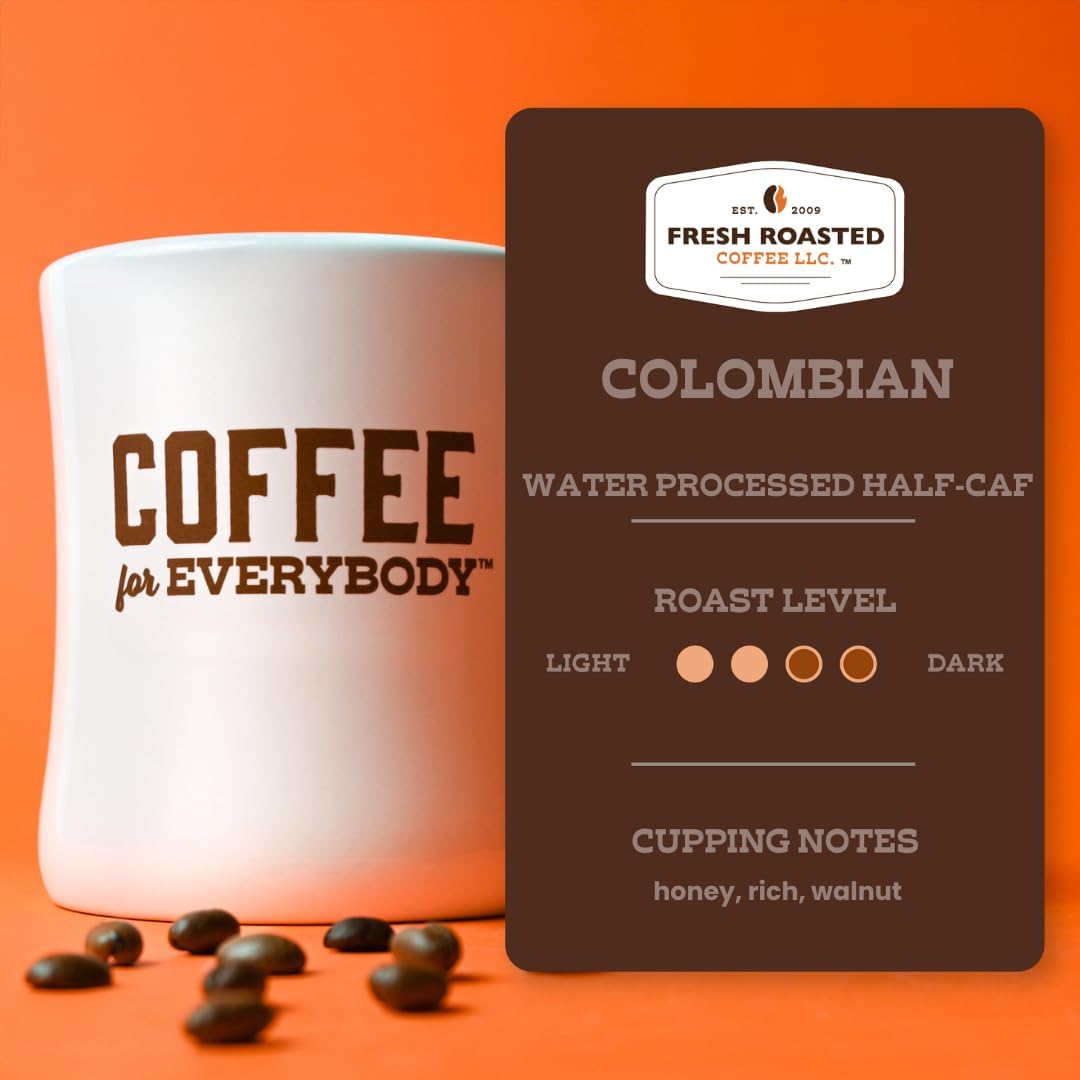 Fresh Roasted Coffee cápsula junto a una regla para comparar tamaño y cantidad