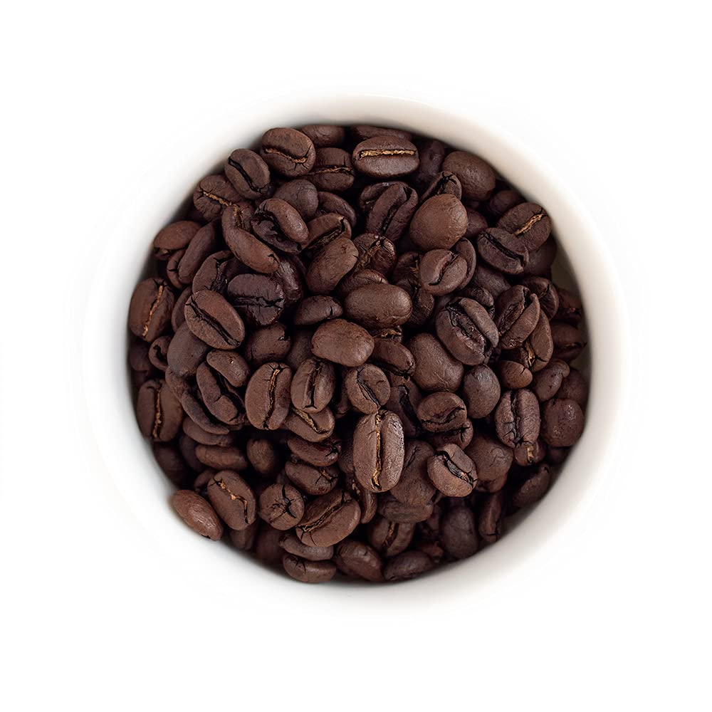 Fresh Roasted Coffee detalle de etiqueta que indica 100% colombiano y proceso por agua