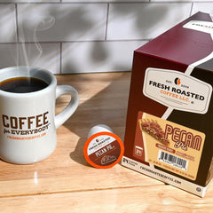 Fresh Roasted Coffee detalle de tapa de aluminio que protege sabor y frescura