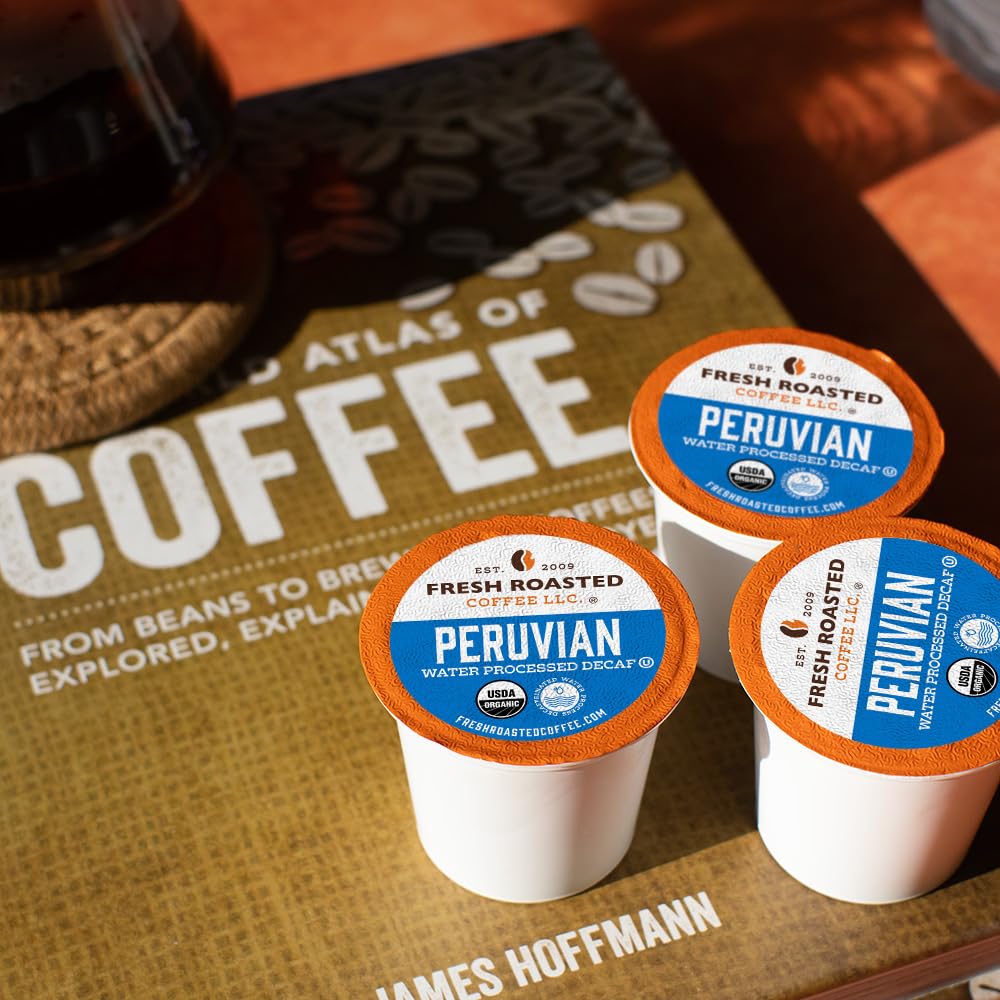Fresh Roasted Coffee cápsula en máquina Keurig demostrando compatibilidad