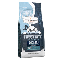 Fresh Roasted Coffee presentación frontal mostrando el empaque y beneficio de intensidad