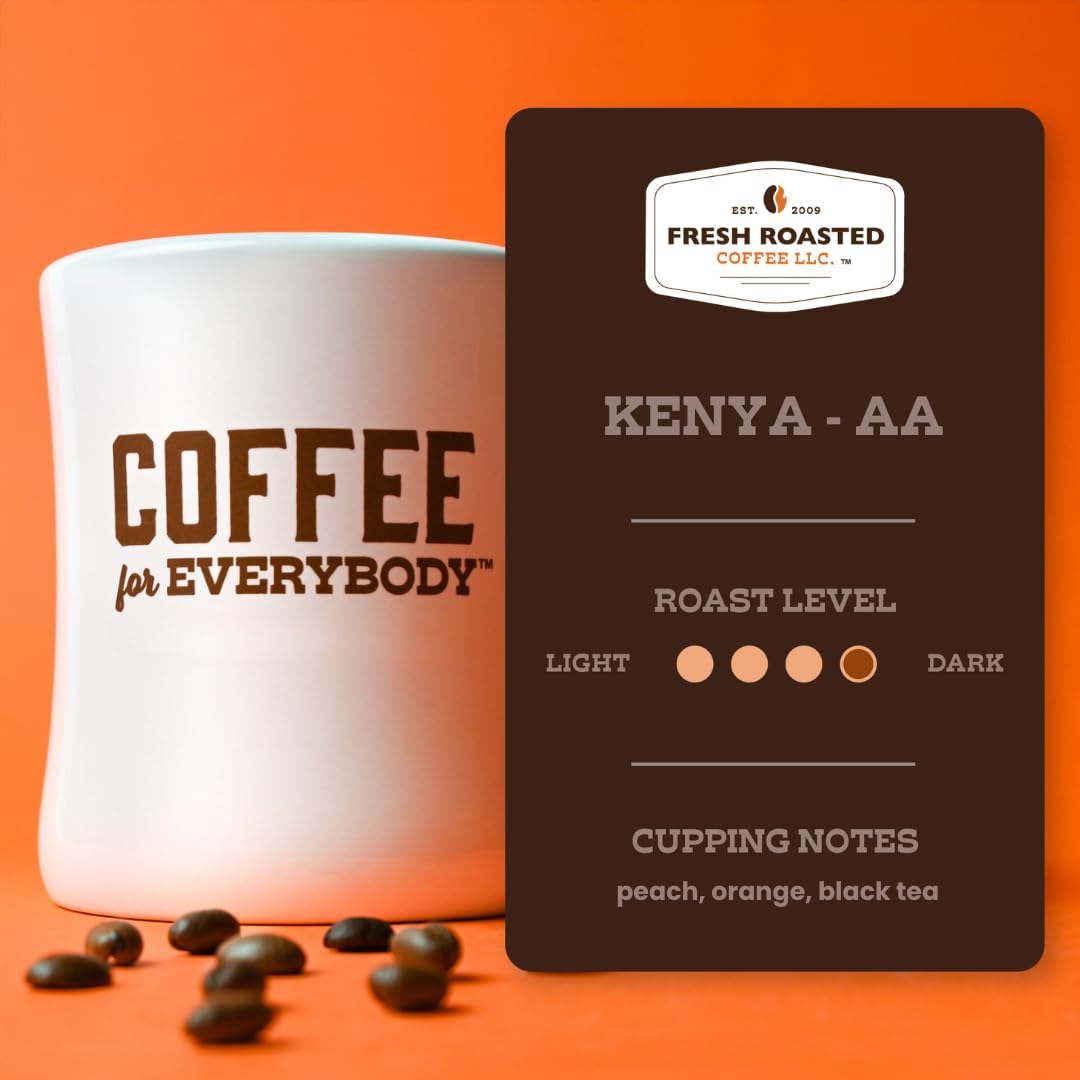 Fresh Roasted Coffee espresso servido destacando cuerpo intenso