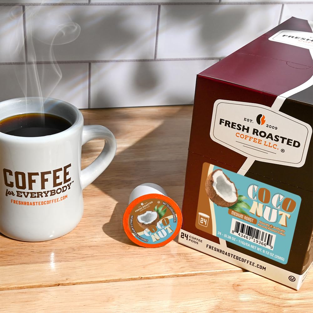 Fresh Roasted Coffee café molido con nota de coco y aroma preservado