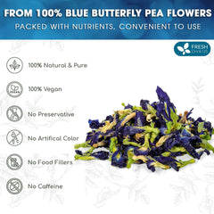 FreshDrinkUS cucharada con flores secas midiendo porciones para té