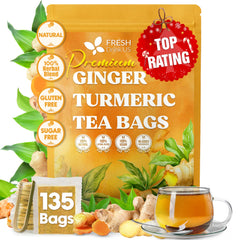 FRESHDRINKUS empaque frontal mostrando 135 bolsitas y beneficios ecológicos