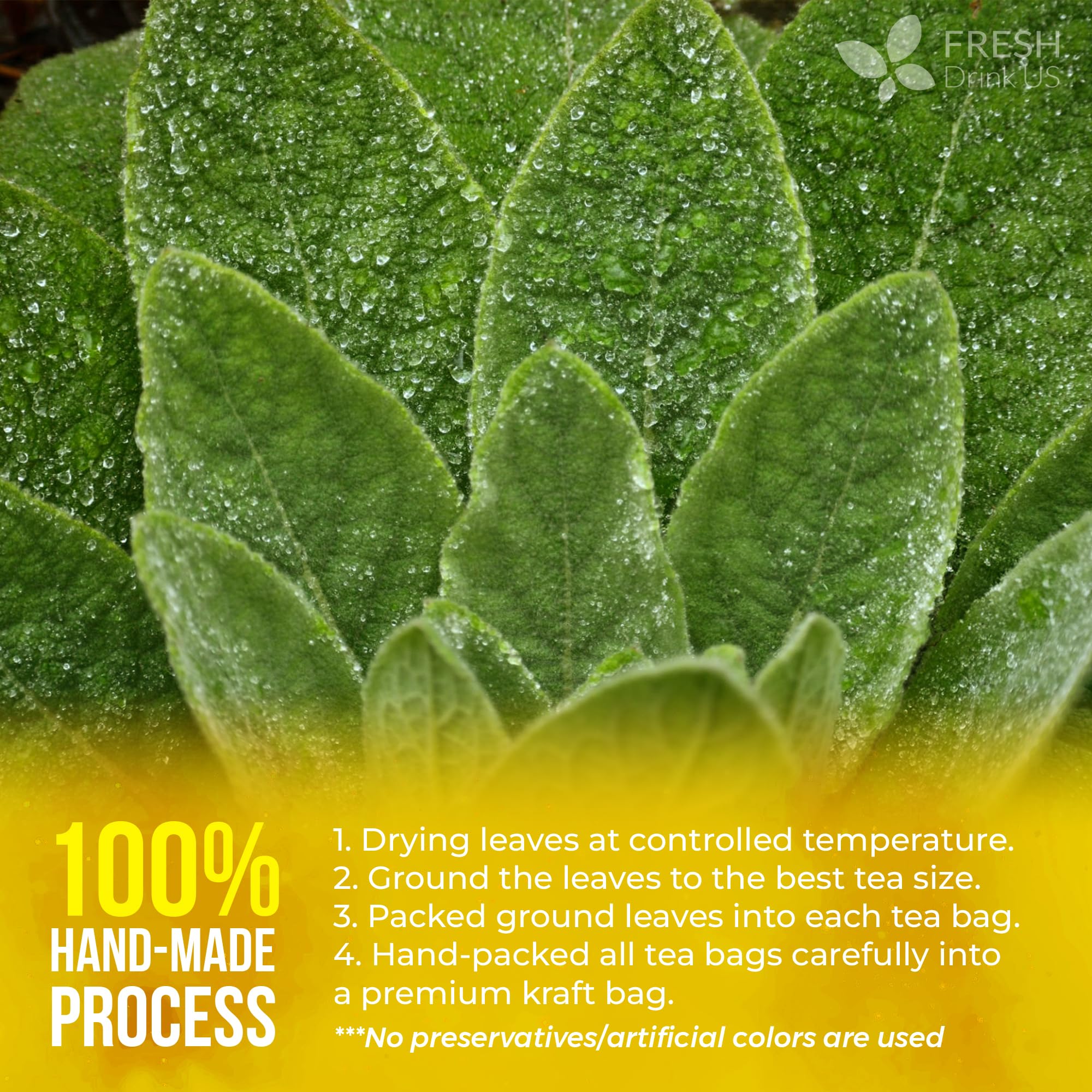 FRESHDRINKUS té frío servido en vaso transparente, opción refrescante