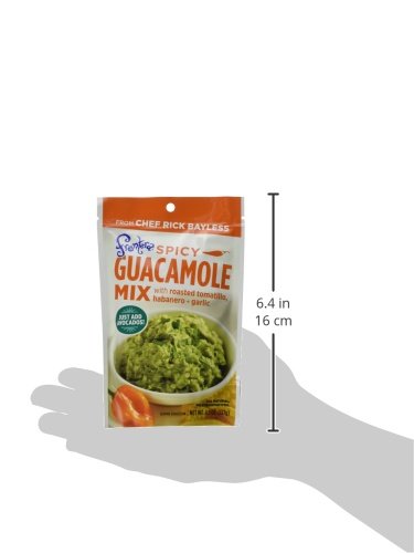 frontera bol de guacamole preparado con mezcla listo para servir