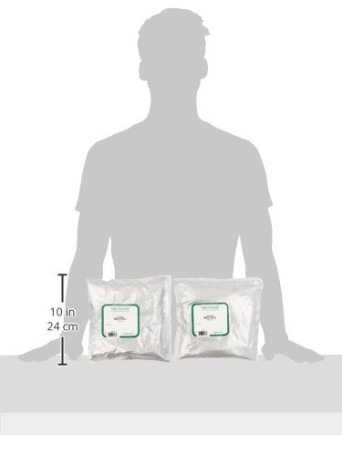 Frontier Co-op bolsa 16 oz junto a medida para escala visual de cantidad