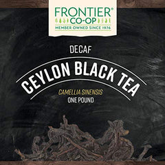 Frontier Co‑op primer plano de hojas Broken Orange Pekoe, textura que aporta infusión rápida