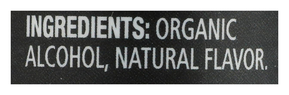 Primer plano de la etiqueta Frontier Co-op Lavender Flavor, claridad en información y uso culinario
