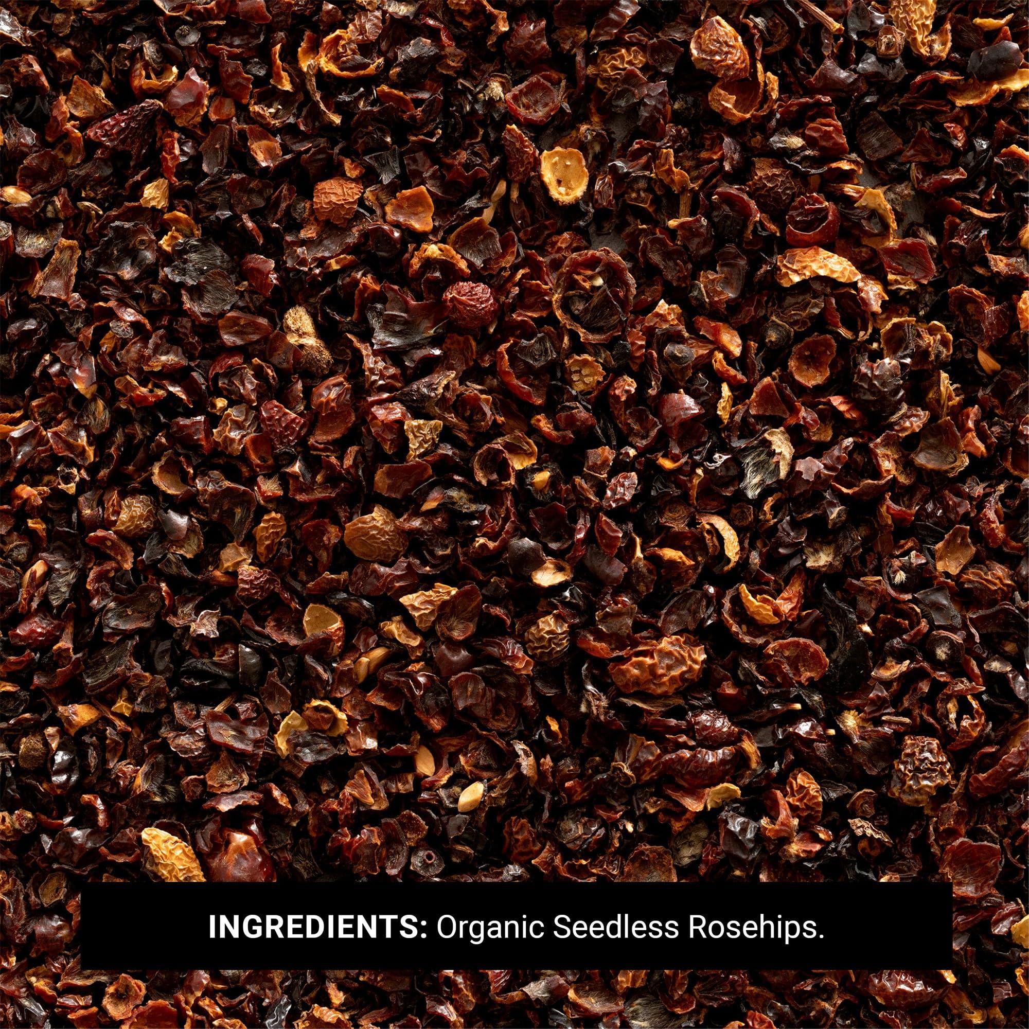 Taza de té preparada con Frontier Co-op rosehips y aroma atractivo