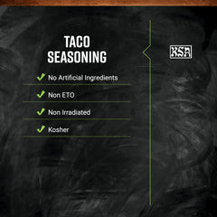 Frontier Co-op especias en sartén sazonando carne para tacos