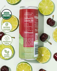 Frujava lata Sunrise Strawberry Lemonade detalle de diseño y tono refrescante