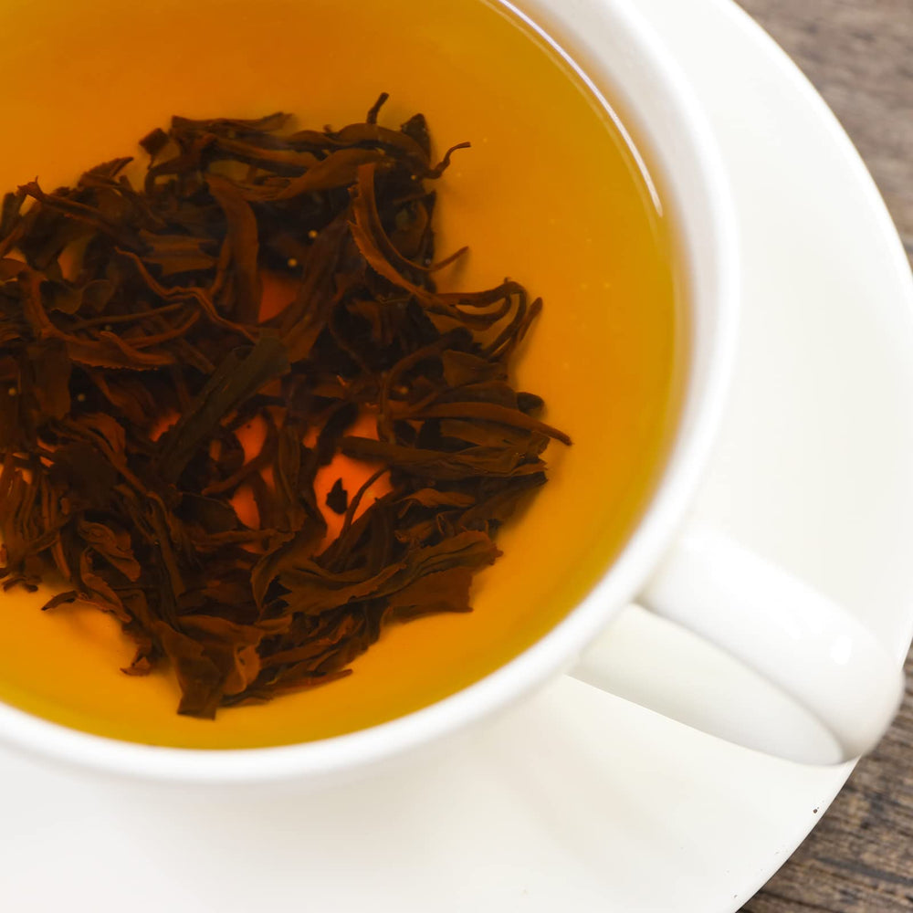 FullChea etiqueta que muestra origen y proceso artesanal del té
