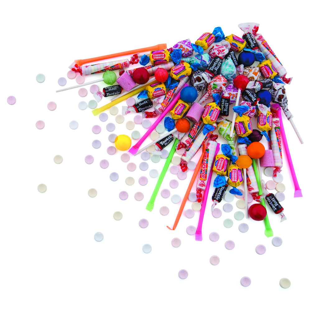 Fun Express mano sirviendo caramelos, ideal para eventos y aulas