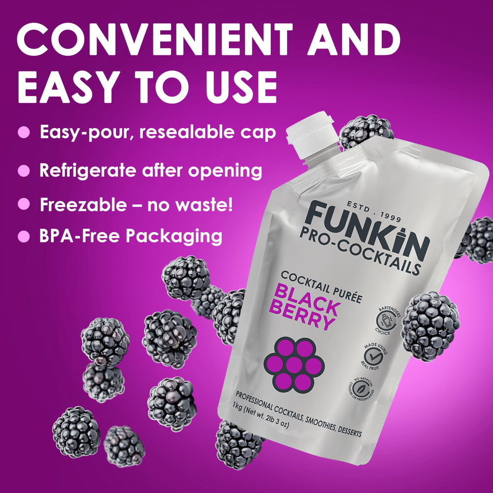 Funkin envase junto a mano para comparar tamaño y cantidad usable