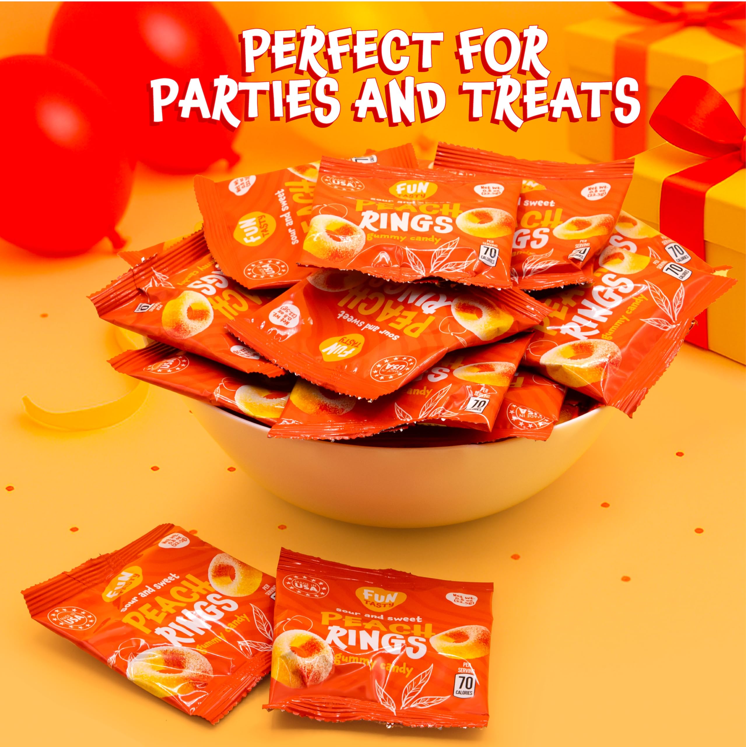 FUNTASTY varias porciones individuales extendidas, ideal para repartir en eventos