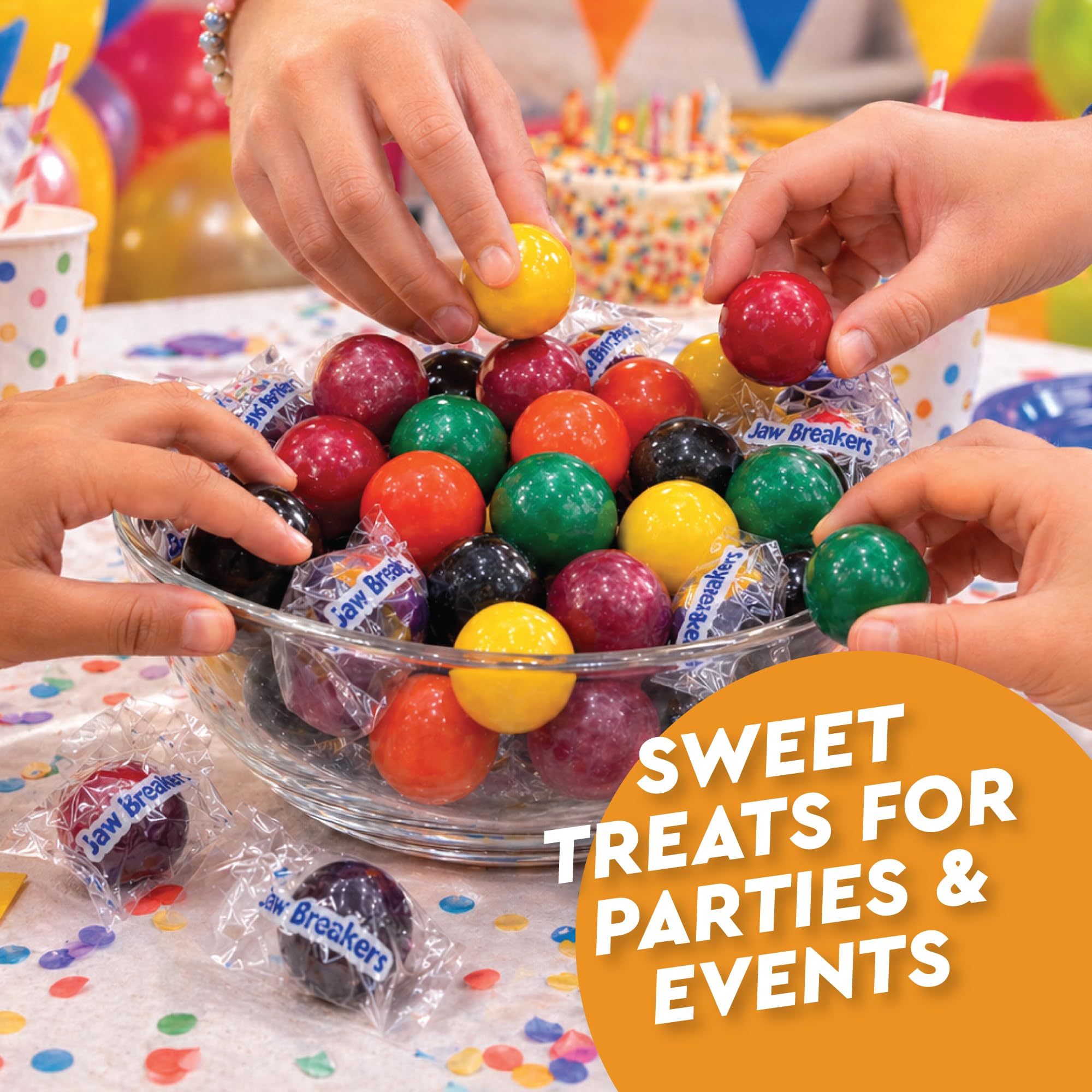 Fusion Sweets And Snacks cajita de regalo con jawbreakers, ideal para souvenirs