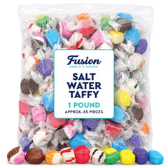 Fusion Sweets And Snacks primer plano de una pieza mostrando textura masticable