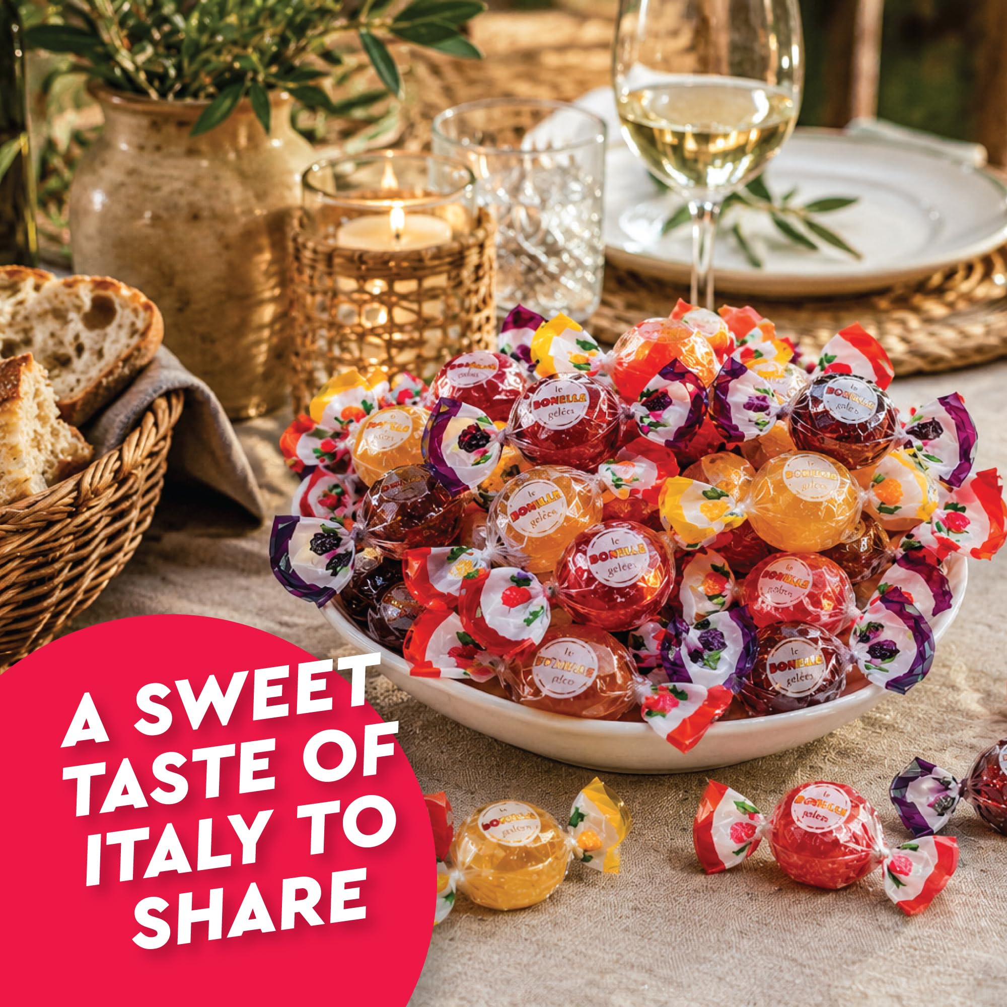 Fusion Sweets And Snacks caramelo abierto mostrando relleno y consistencia