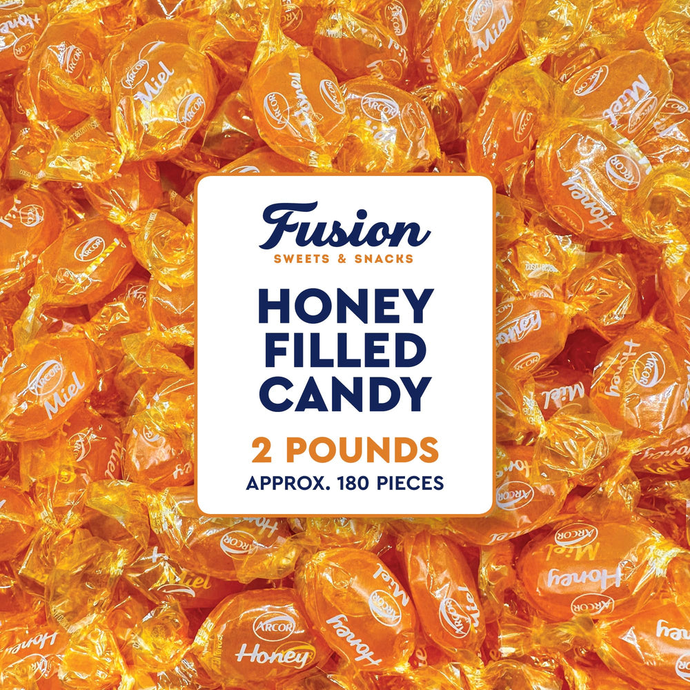 Fusion Sweets And Snacks bolsa frontal 2 lb mostrando el embalaje