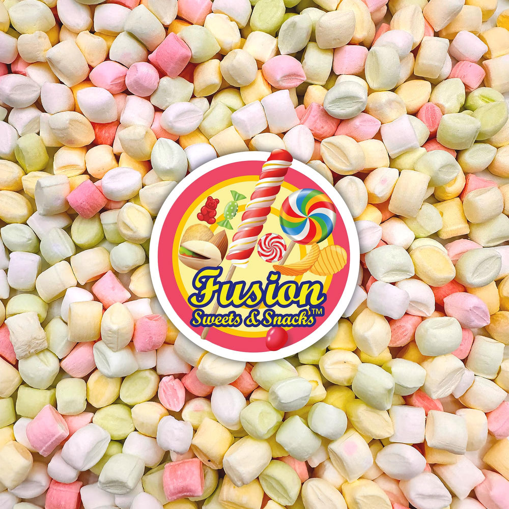 Fusion Sweets And Snacks enfoque en tonos pastel, combinación atractiva y sutil