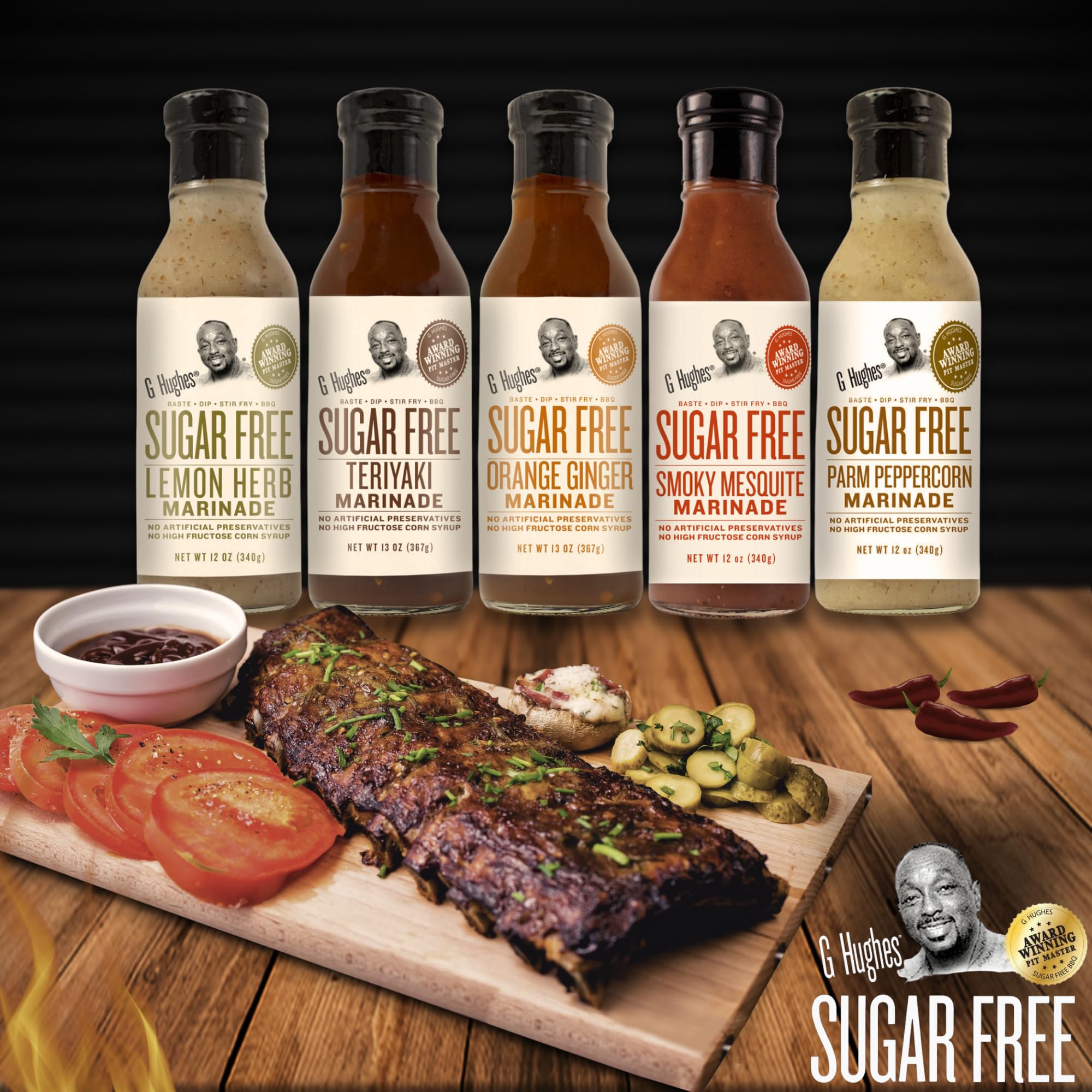 G Hughes presentación de set como regalo ideal para aficionados a la barbacoa