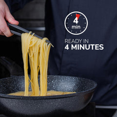 Garofalo pasta cocinando en olla listo en minutos y fácil cocción