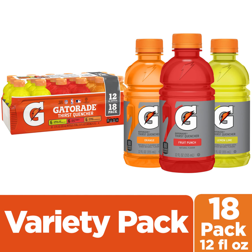 Gatorade botella detalle de etiqueta mostrando ingredientes clave