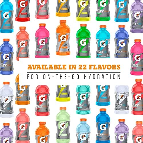 Comparativa de tamaño Gatorade muestra 20 oz para referencia de porción
